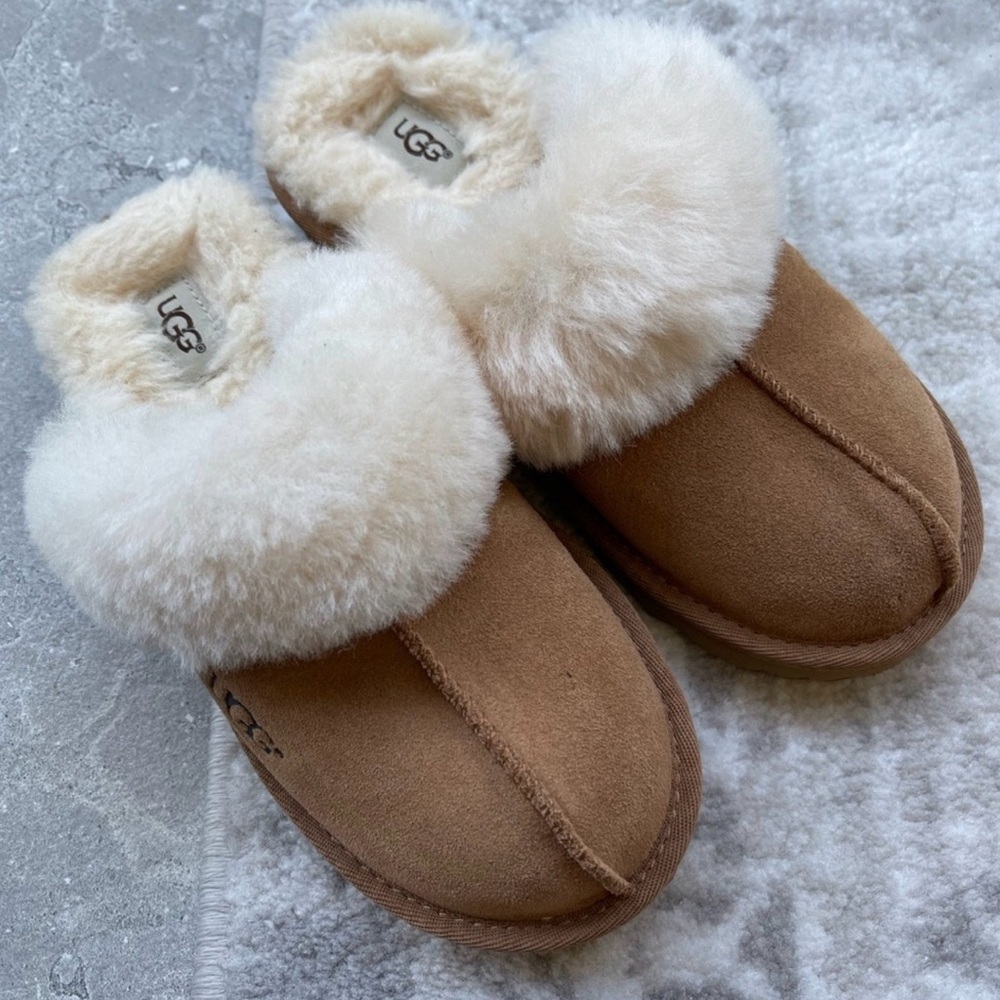 UGG Cream Shearling Lined Footwear NEW